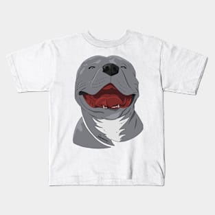 Happy Pitbull Kids T-Shirt